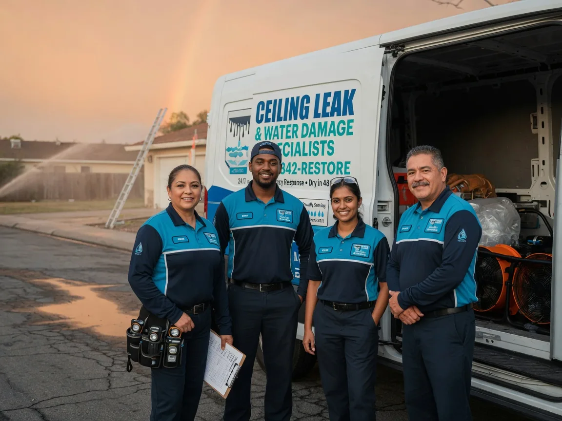Ceiling Leak Cleanup company in Niota, IL