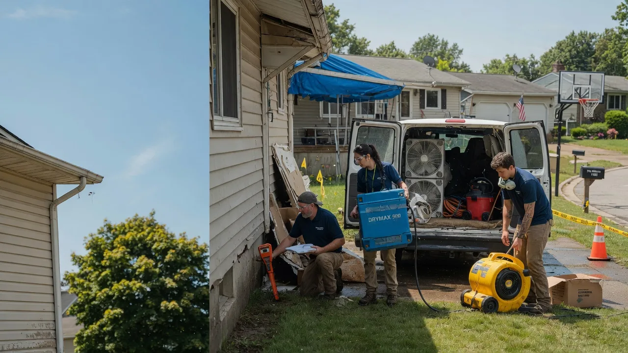 Ceiling Leak Cleanup in Niota, IL near me